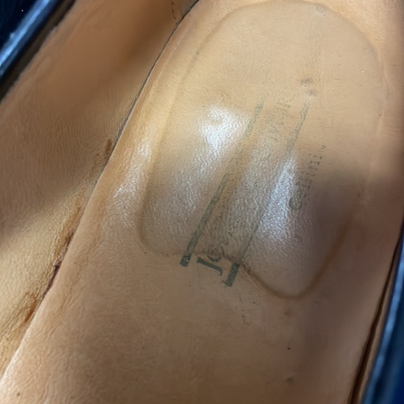 Johnston & Murphy Cellini Made In Italy Gator Textile Tassel Black Loafer Sz 10 - Picture 4 of 7